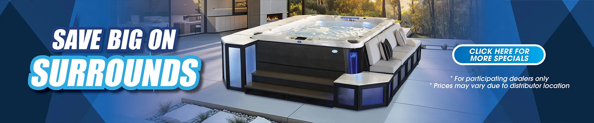 Calspas hot tub being used in a family setting - Lorain