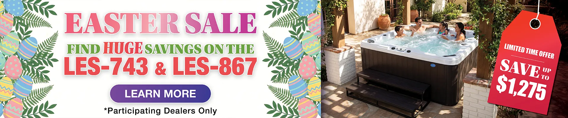 Calspas hot tub being used in a family setting - Lorain